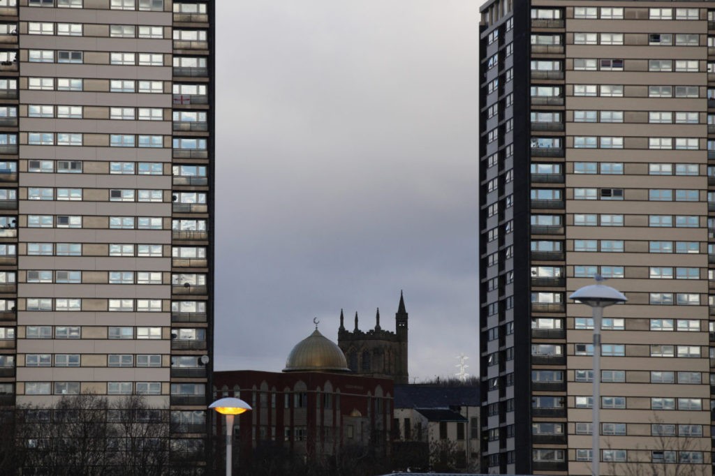 ROCHDALE, ENGLAND - JANUARY 11: A general view of the Lancashire town of Rochdale after nine men were arrested for child sexual exploitation on January 11, 2011 in Rochdale, England. Greater Manchester Police have arrested nine men as part of an investigation into sexual exploitation and questioned on suspicion of rape, inciting child prostitution, allowing a premises to be used for prostitution and sexual activity with a child. (Photo by Christopher Furlong/Getty Images)