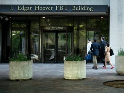 A view of the J. Edgar Hoover Building, the headquarters for the Federal Bureau of Investigation (FBI), on May 3, 2013 in Washington, DC. The FBI announcement that it will move its headquarters has sparked fierce competion in the Washington DC area with bordering states Maryland and Virginia competing to …