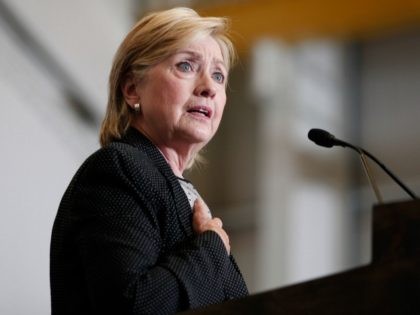Democratic presidential nominee Hillary Clinton delivers a speech on the U.S economy at Fu