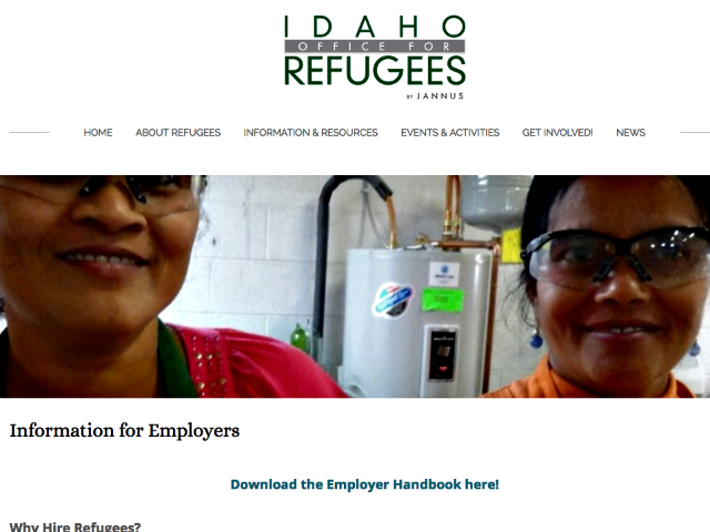 Idaho Office for Refugees Web Page