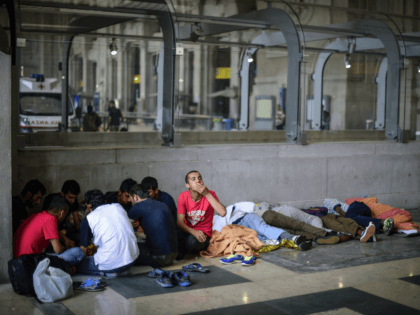 Milan Migrants Train Station