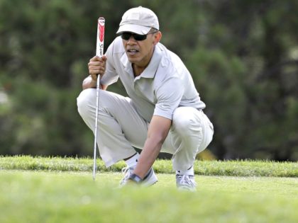 Obama Focused on Golf AP