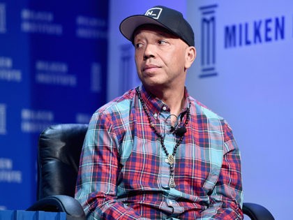 BEVERLY HILLS, CA - MAY 03: Entrepreneur, author, activist and philanthropist Russell Simmons, speaks onstage during 2016 Milken Institute Global Conference at The Beverly Hilton on May 03, 2016 in Beverly Hills, California. (Photo by Alberto E. Rodriguez/Getty Images)