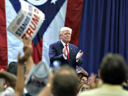 Trump Speaks, Claps AP PhotoEvan Vucci