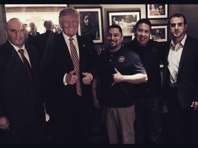 Trump with Border Agents Instagram