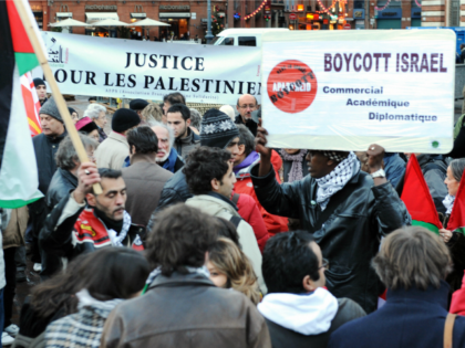 Protesters opposed to Israeli military action in the Gaza strip demonstrate on December 29, 2008, in Toulouse, southern France. Israel on Monday bombed Gaza for a third day in an 'all-out war' on Hamas, as tanks massed on the border and the Islamists fired deadly rockets in retaliation for the …