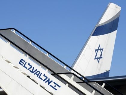 A picture taken on July 19, 2016 shows the tail of an El Al Israel Airlines' Boeing 777-258 on the tarmac at the Ben Gurion International Airport near Tel Aviv. / AFP / JACK GUEZ (Photo credit should read JACK GUEZ/AFP/Getty Images)