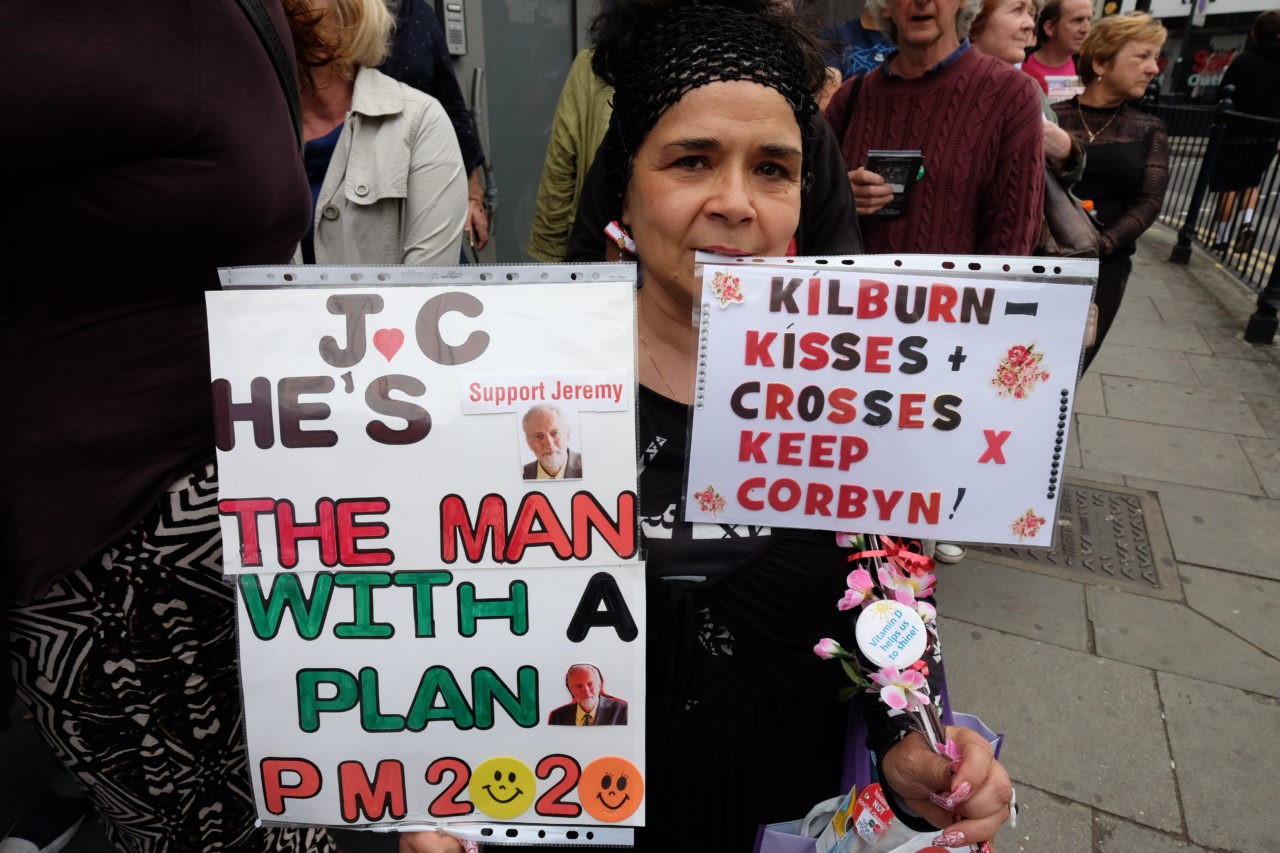 Jeremy Corbyn rally Kilburn