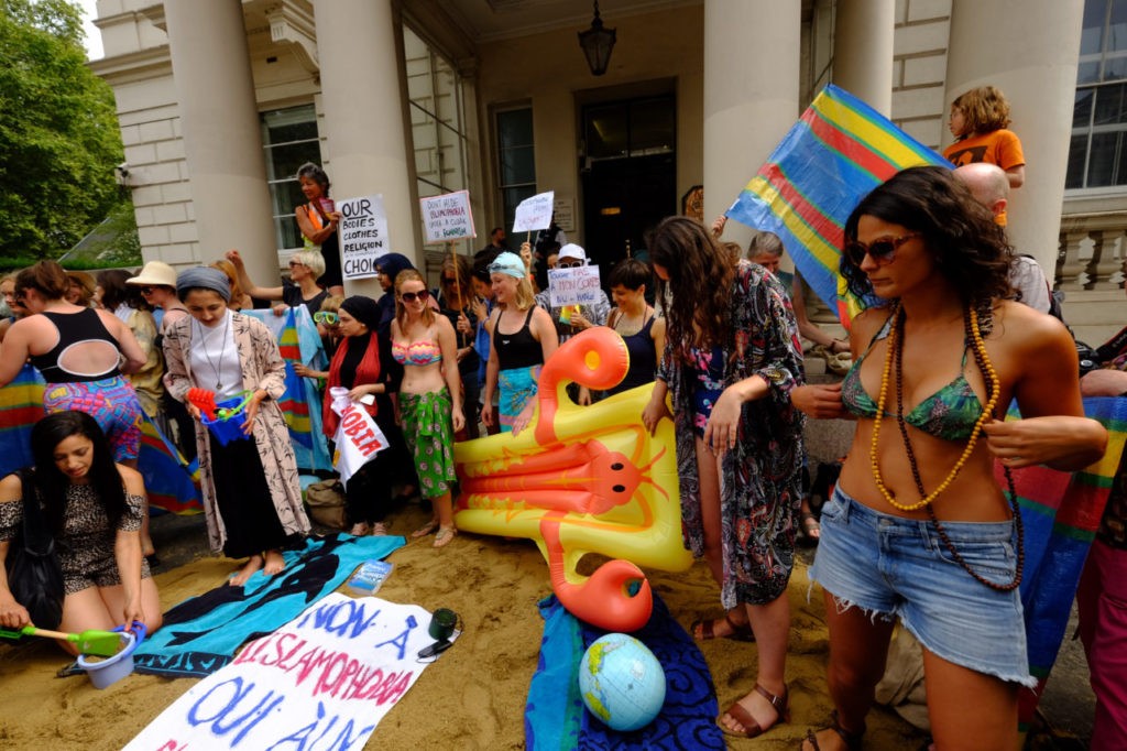 Burkini protest 25 august