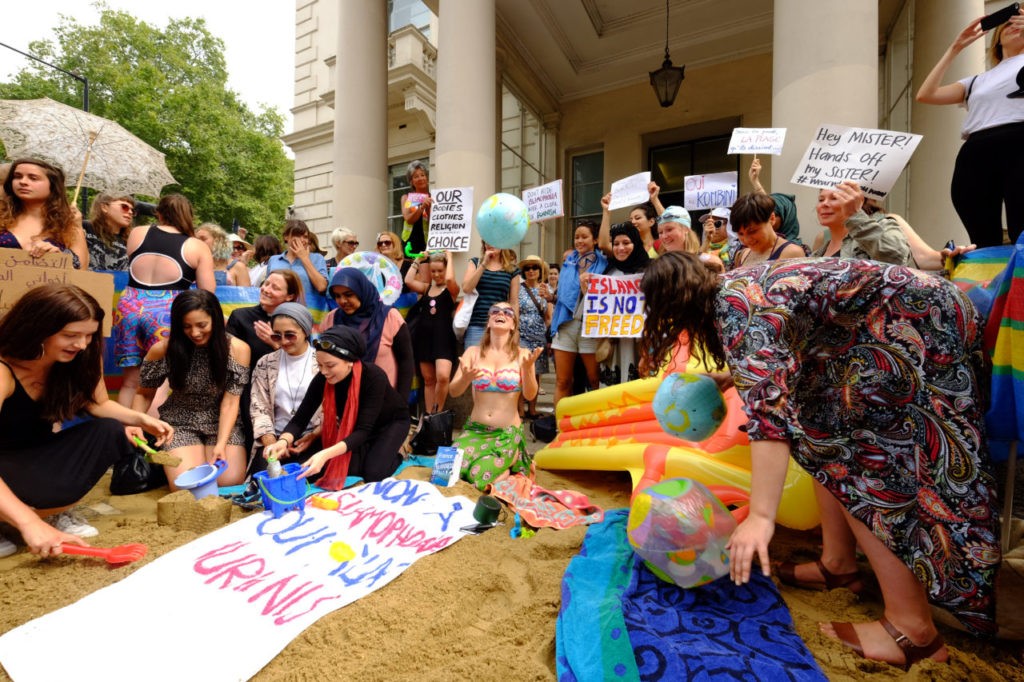 Burkini protest 25 august