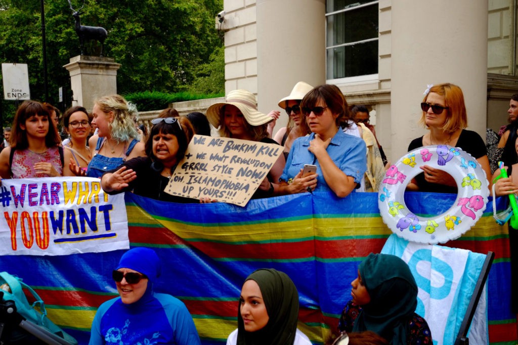 Burkini protest 25 august