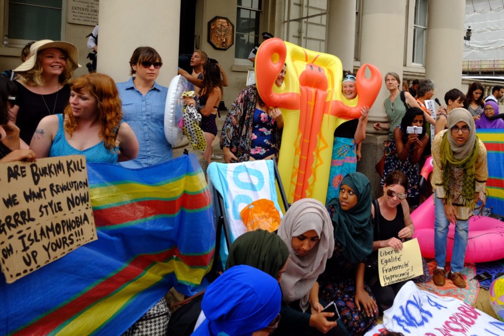 Burkini protest 25 august