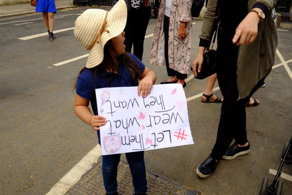 Burkini protest 25 august