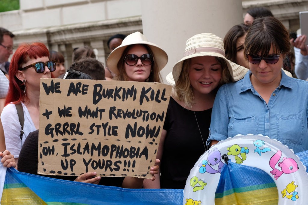 Burkini protest 25 august