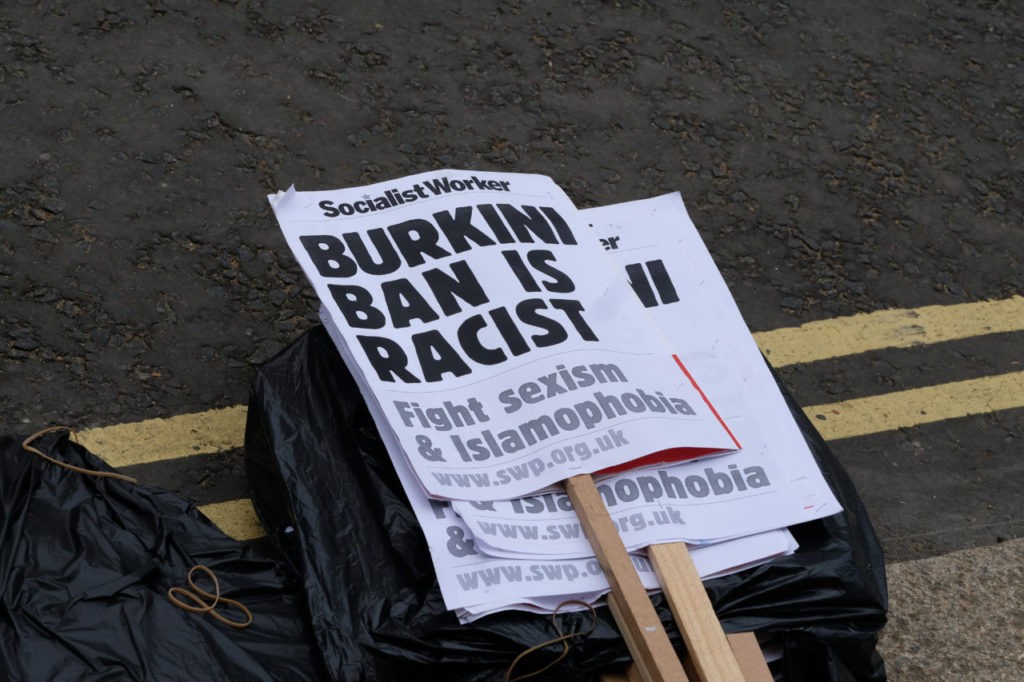 Burkini protest 25 august