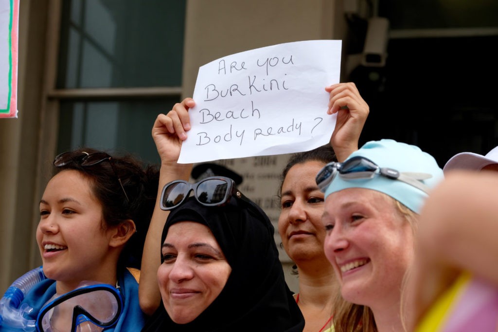 Burkini protest 25 august