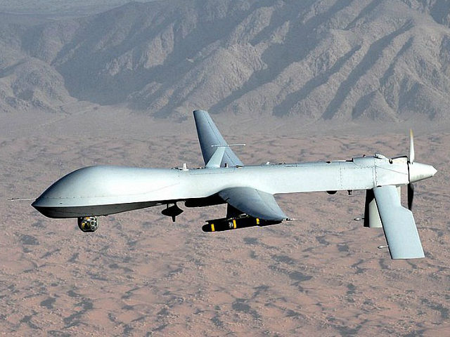 Undated handout image courtesy of the U.S. Air Force shows a MQ-1 Predator unmanned aircra