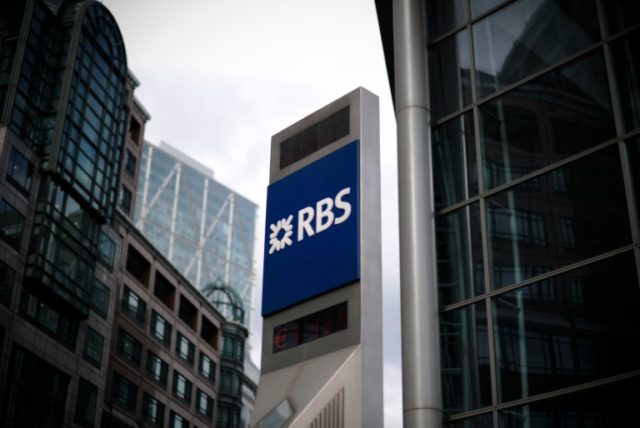 The Royal Bank of Scotland said it made a net loss of £1.077 billion in the three months