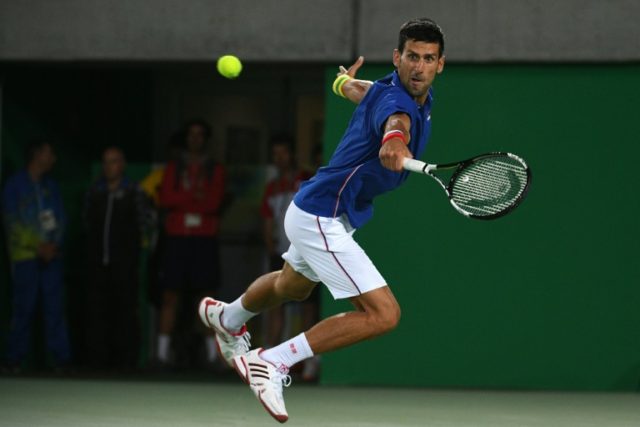 Novak Djokovic admits he is "not 100%" after suffering a wrist injury on the eve of the Ol