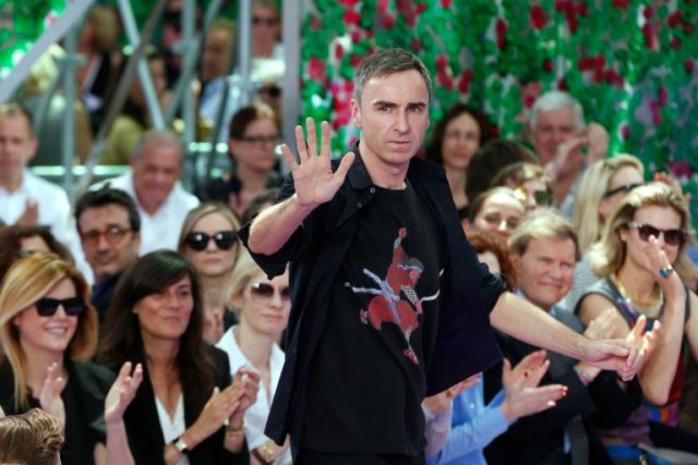 Belgian fashion designer Raf Simons worked at Christian Dior from 2012-2015