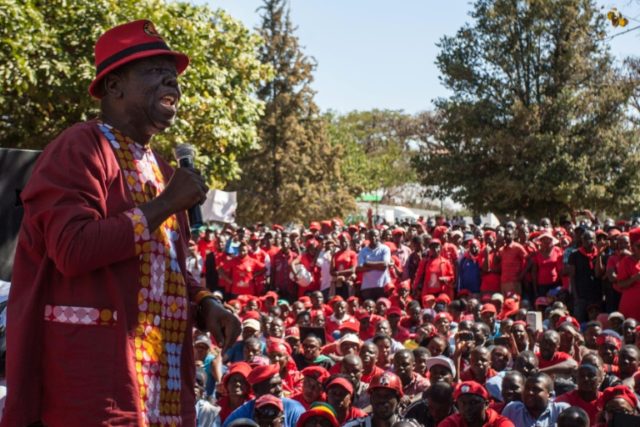 Zimbabwe's opposition party Movement for Democratic Change (MDC) leader Morgan Tsvangirai