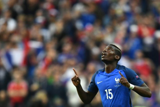 Paul Pogba, pictured on July 3, 2016, has not played since France's 1-0 loss to Portugal i