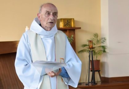 Father Jacques Hamel was killed in a brutal jihadist attack at his church in Saint-Etienne-du-Rouvray, northern France on July 26