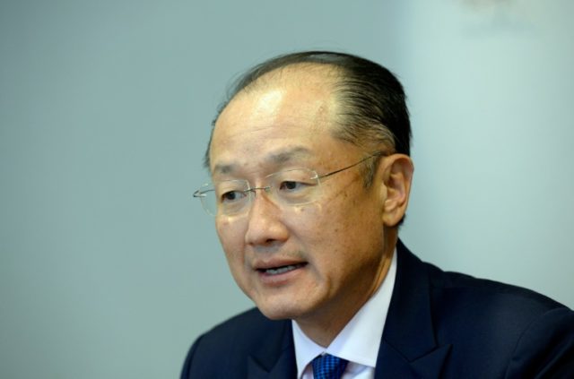 World Bank Group's president Jim Yong Kim takes part in a meeting with European Union Coun