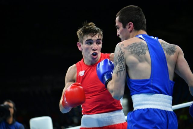 Ireland's world champion Michael Conlan (left) launched a furious, foul-mouthed tirade at