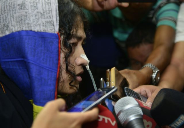 Irom Sharmila, dubbed the "Iron Lady of Manipur" for her unwavering protest against rights