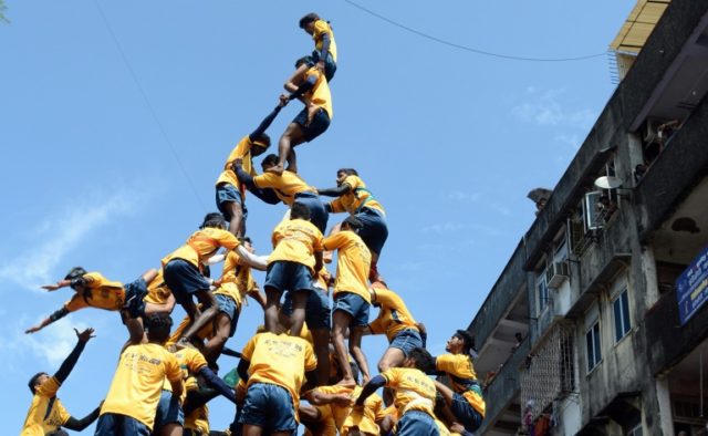 India's Supreme Court barred children aged under 18 from scaling human pyramids during the