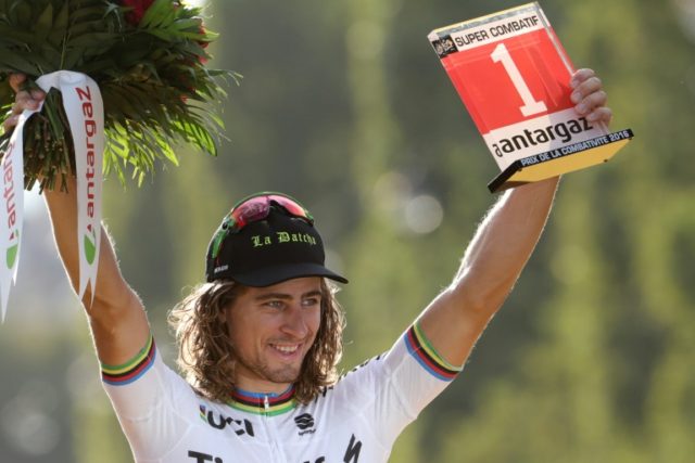 Slovakia's Peter Sagan was awarded the super-combativity award in the 2016 Tour de France,