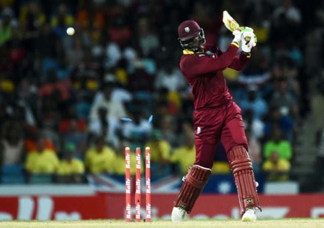 West Indies' captain Carlos Brathwaite, seen in action during a Tri-nation Series match in
