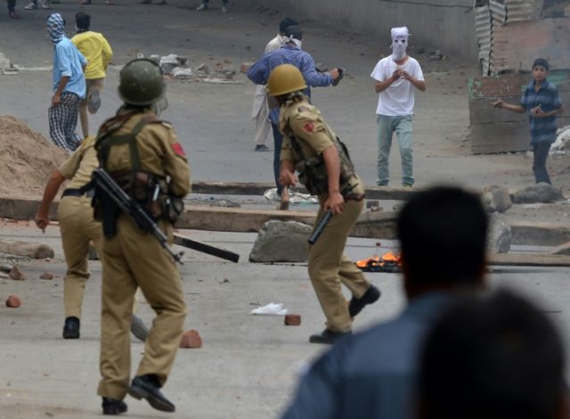 Indian Kashmir has been under a curfew since protests broke out over the death of  popula