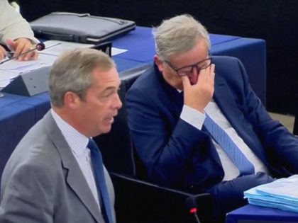 Nigel Farage Jean-Claude Juncker