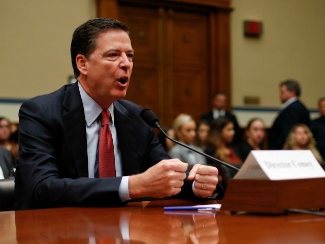 FBI Director James Comey testifies on Capitol Hill in Washington, Wednesday, Sept. 28, 2016.