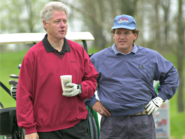 Bill and Roger Clinton AP