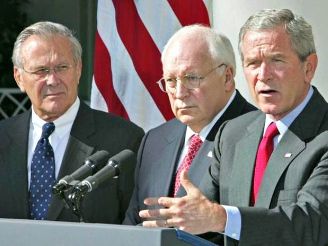 Bush, Cheney, Rumsfeld AFP