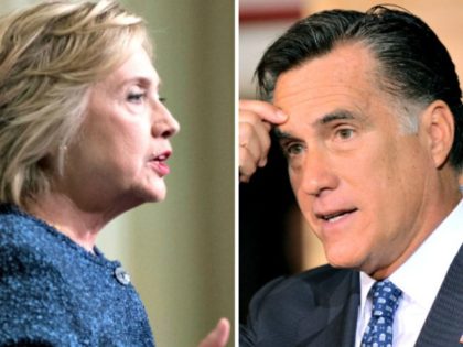 Clinton and Romney AP Photos