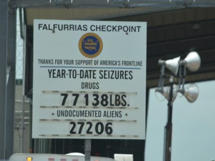Falfurrias BP Checkpoint Sign