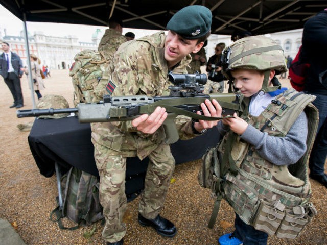 Territorial Army Recruitment Day Held In London