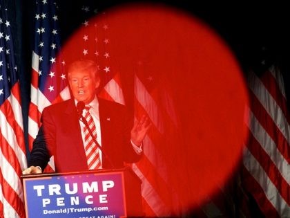 PHILADELPHIA, PA - SEPTEMBER 7: Republican Presidential nominee Donald J. Trump is seen t