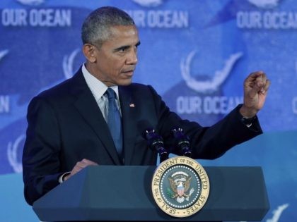 President Barack Obama talks about snorkeling at the Our Oceans conference at the State De