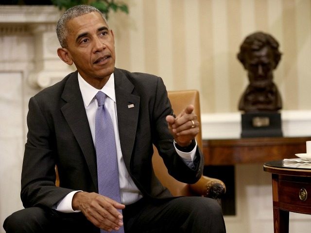 President Barack Obama in the Oval Office September 16, 2016 in Washington, DC.