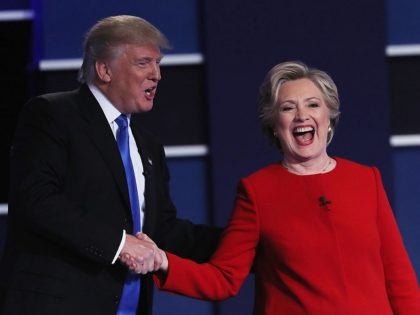 Republican presidential nominee Donald Trump and Democratic presidential nominee Hillary C