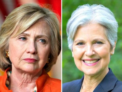 Hillary Clinton and Jill Stein Split