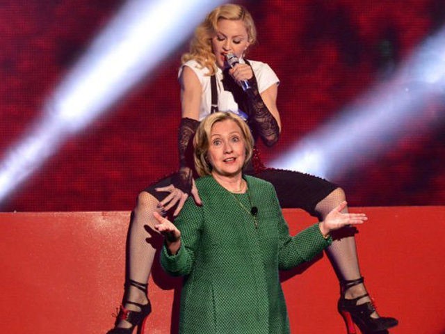 Madonna Gets Naked for Hillary Clinton