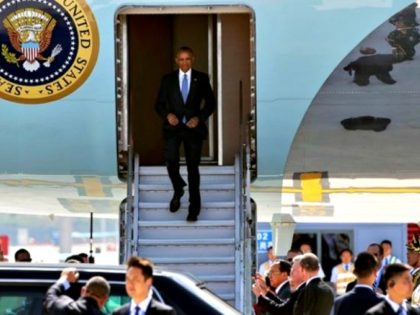 Obama Arrives in China