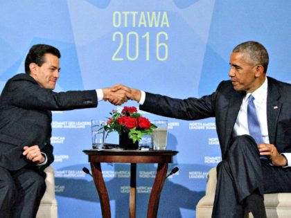 Obama and Nieto AP