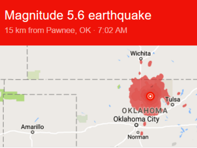 Pawnee Earthquake